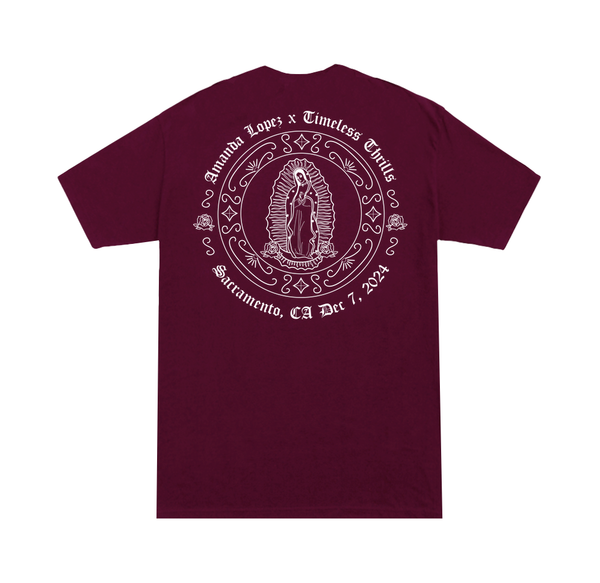 PENDANT Tee burgundy