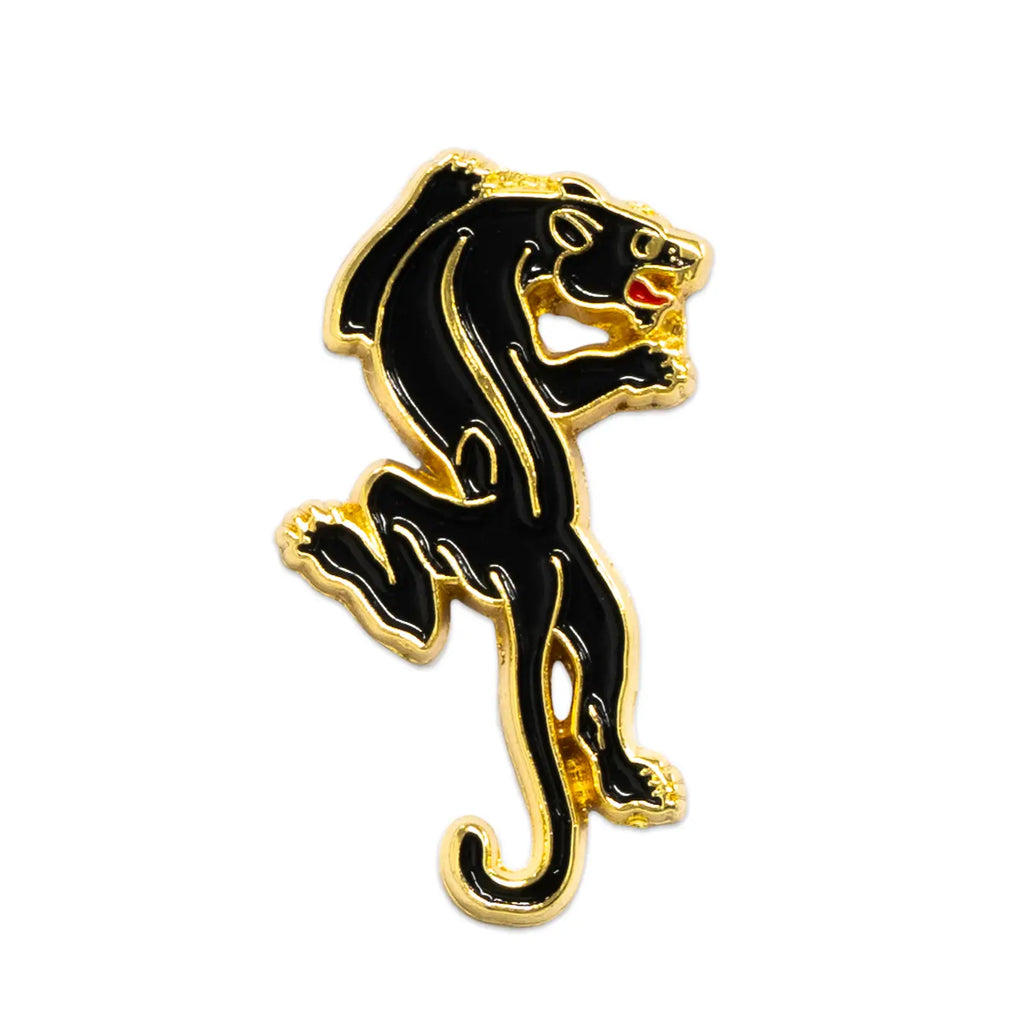 Crawling Panther Lapel Pin